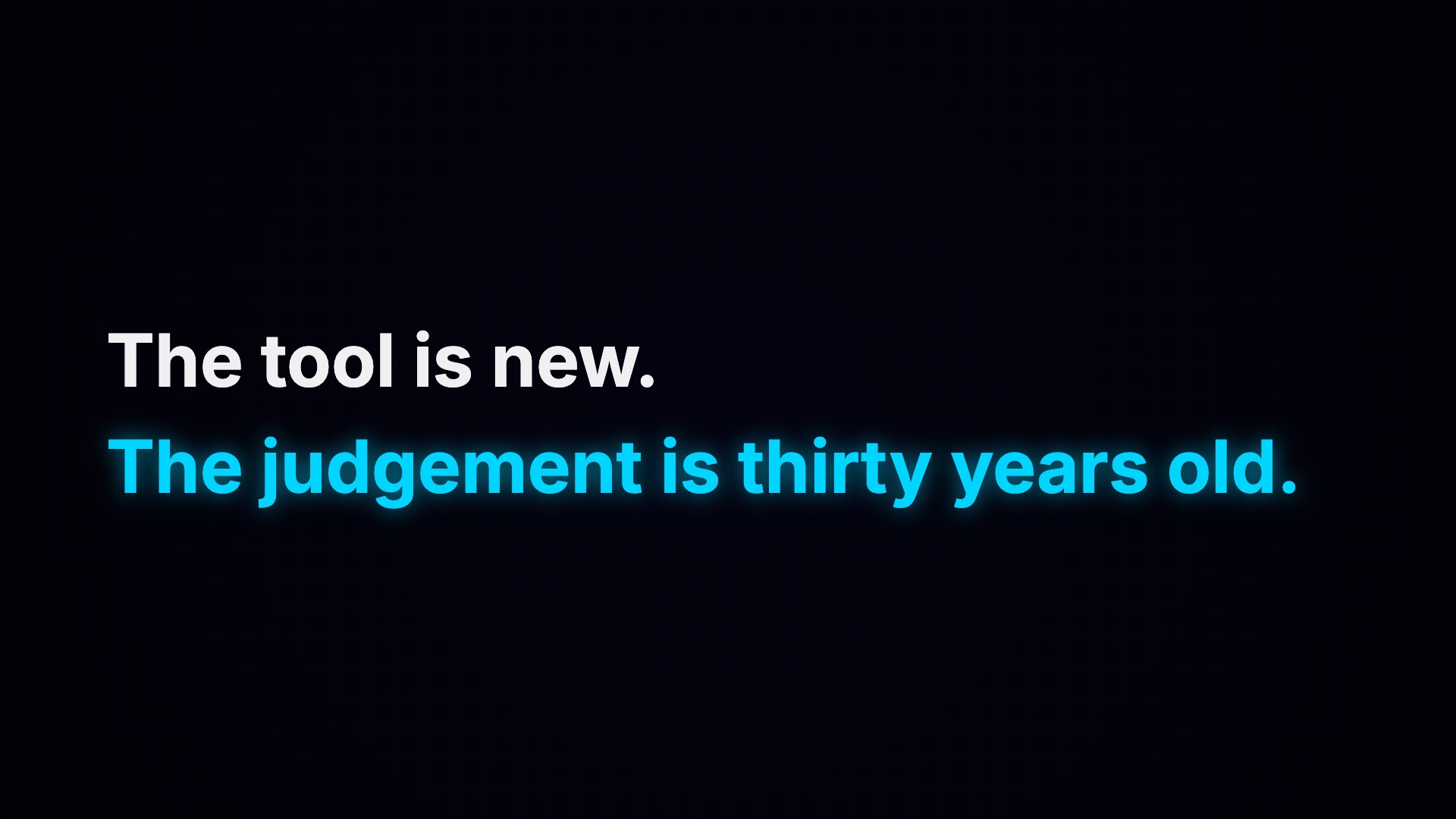 Seen this before.